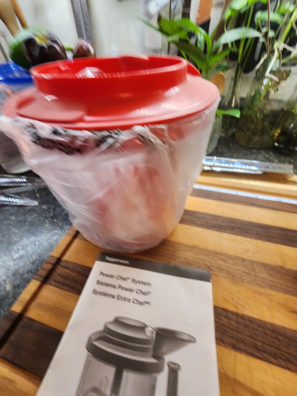 Tupperware Power Chef System - Red and Clear Components - Picture 2 of 3